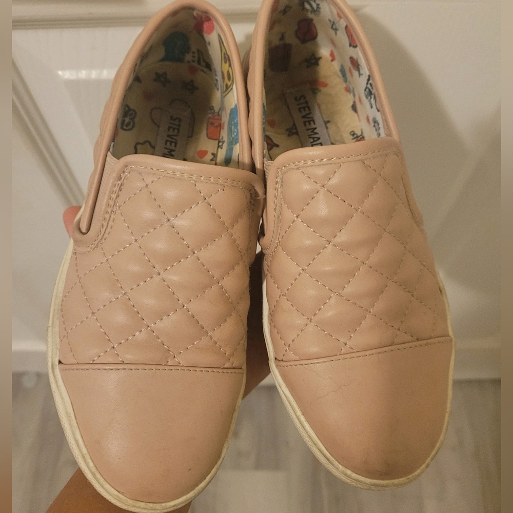 Steve Madden Stevies Slip On Sneakers Blush Pink